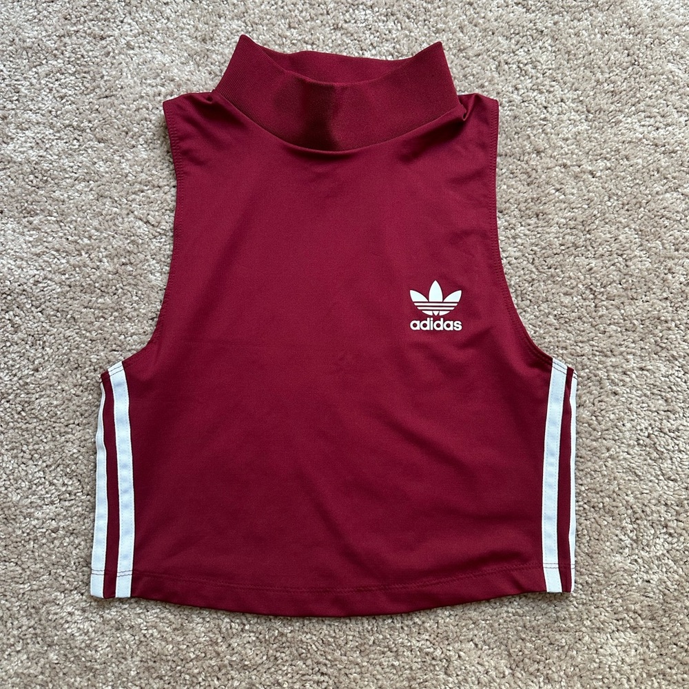 Adidas Rita Ora mock neck tank